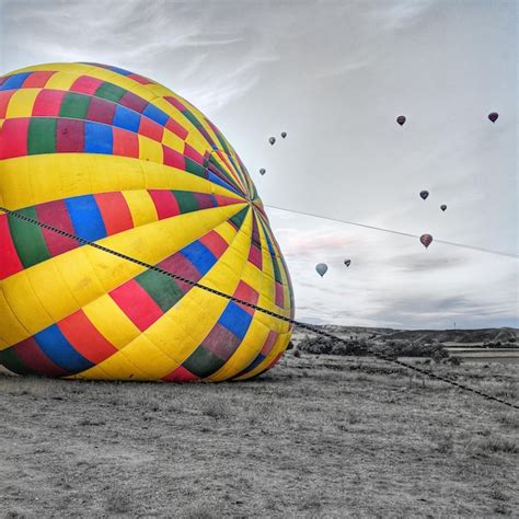 Premium Photo Multi Colored Hot Air Balloons Against Sky