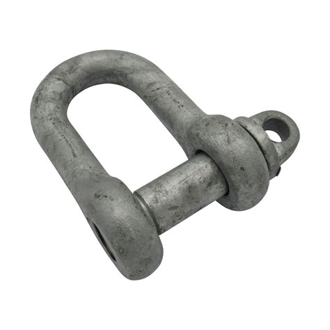 5 Ton Galvanised Large Dee Shackle With Screw Pin 5000kg Galv Lifting