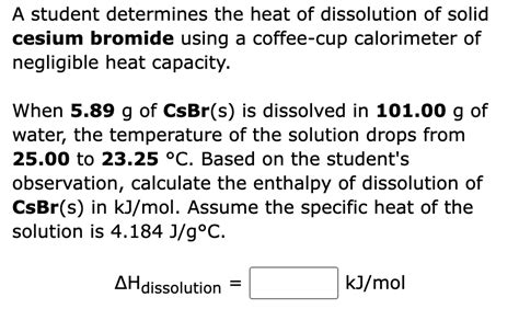 Solved The Standard Heat Of Formation For Cacl2 S Is −796