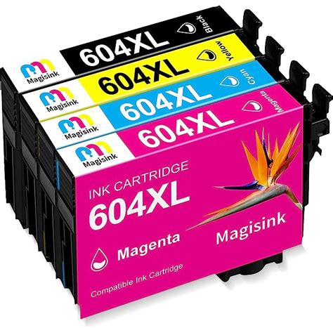 Magisink 604XL Ink Cartridges Compatible With Epson 604 604XL Multipack