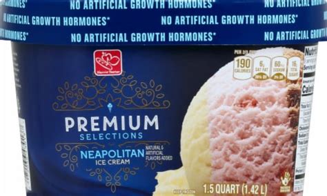 Harris Teeter Premium Selections Neapolitan Ice Cream 48 Fl Oz