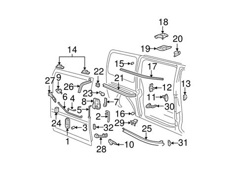 Gm Rear Passenger Side Door Outside Handle Gm