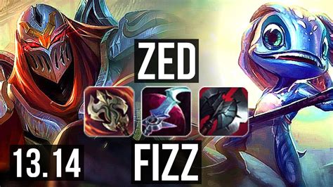 Zed Vs Fizz Mid M Mastery Games Kr Grandmaster