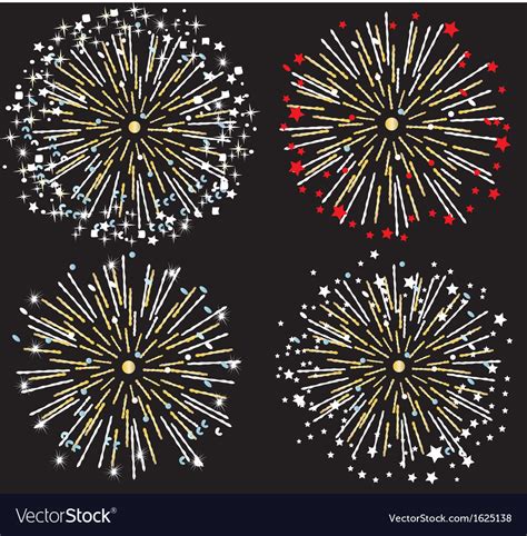 Fireworks Royalty Free Vector Image - VectorStock