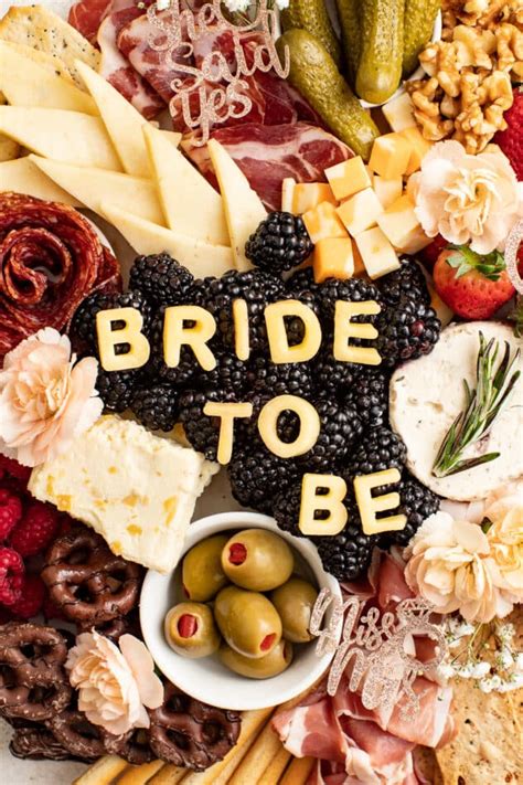 Bridal Shower Charcuterie Board Wanderlust And Wellness