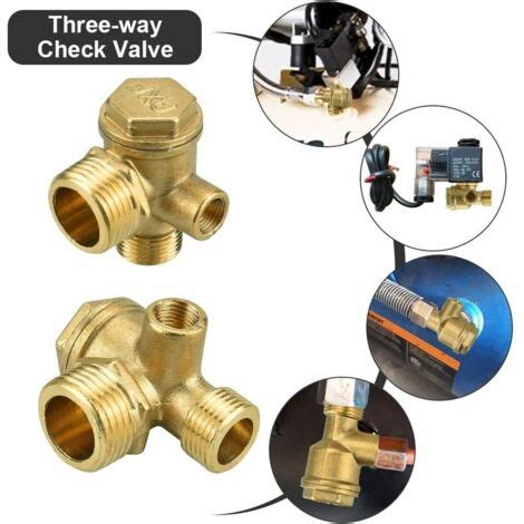 Alwaysh Pcs Copper Compressor Check Valve Mm Mm Mm Anti Rust