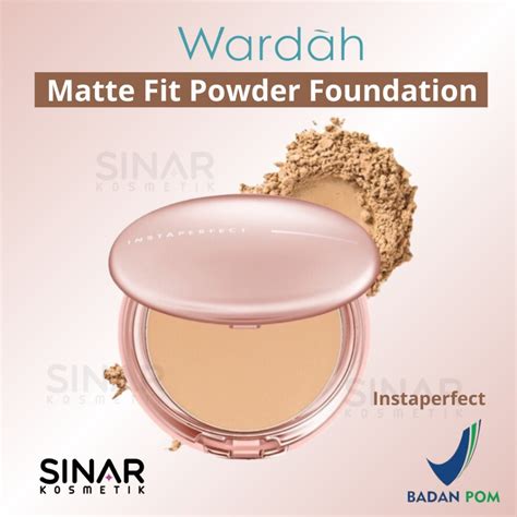 Jual New Shades Wardah Instaperfect Matte Fit Powder Foundation