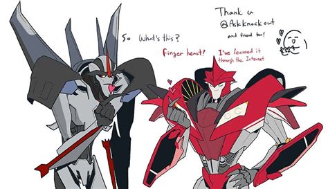 Starscream And Knockout By D0mabaem Transformers Robots Transformers