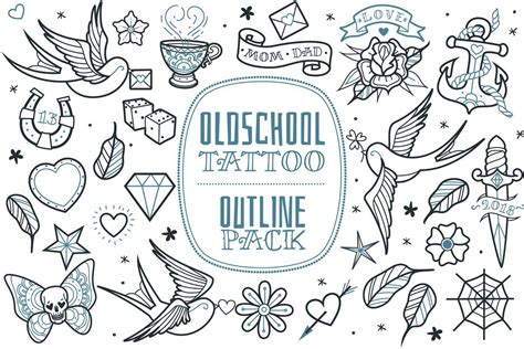 Old School Tattoo Vector Pack Artofit