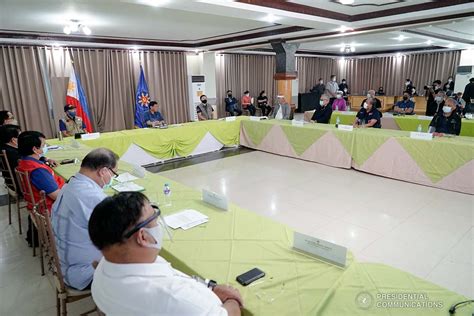 President Rodrigo Roa Duterte Convenes With Members Of His Cabinet And