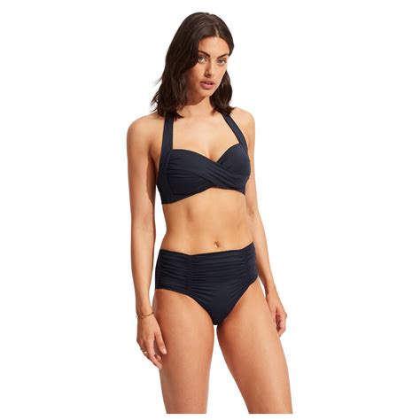 Seafolly Collective Twist Soft Cup Halter Bikini Top Women S Free