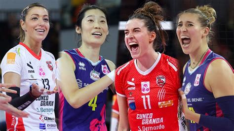 ALL MEGA RALLY Of The Match Cuneo Scandicci Lega Volley Femminile