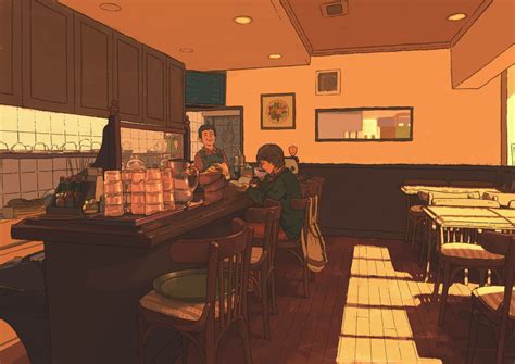 Japan Anime Room Restaurant Cafes Interior Design Screenshot 60099