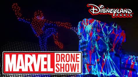 Avengers Power The Night MCU Drone Show Walt Disney Studios Paris