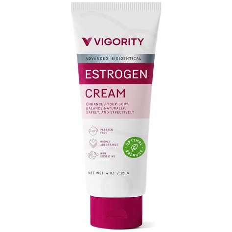 Estrogen Cream For Women Natural Bioidentical Hot Flashes Menopause Relief