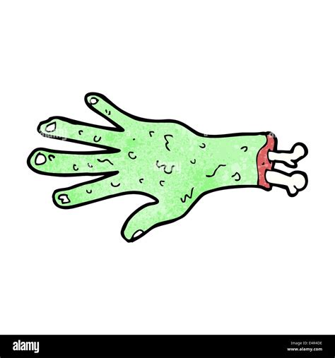 Gross Zombie Hand Cartoon Stock Vector Image Art Alamy