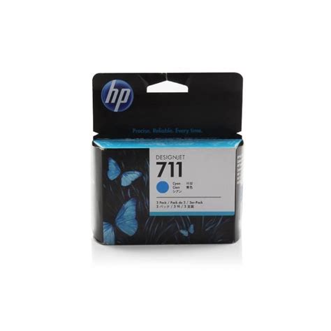 HP DesignJet T 120 Original HP CZ130A 711 Cartouche D Encre Cyan