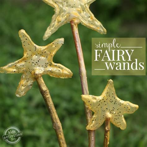 How To Make Easy Fairy Wands Kids Activities Fairy Crafts Fairy