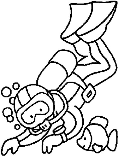 Scuba Diver Drawing - ClipArt Best