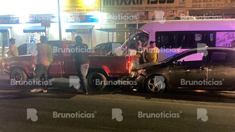 Aparatosa carambola en el boulevard Lázaro Cárdenas de La Piedad deja