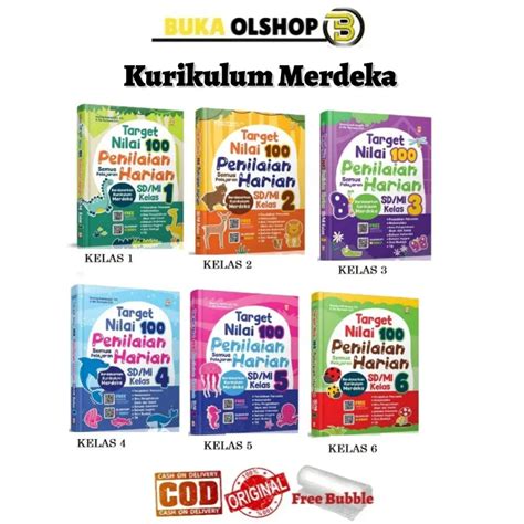 Jual Target Nilai Ulangan Harian Sd Mi Kurikulum Merdeka Buku