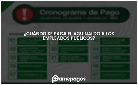 Cuándo se paga el aguinaldo a los empleados publicos Actualizado 2024