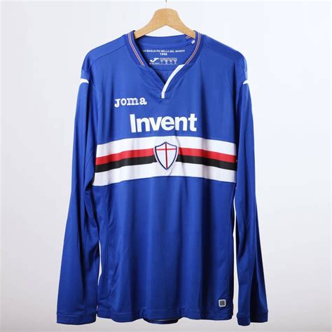 2018 2019 Home Jersey Sampdoria Joma Ml Gabbiadini 23