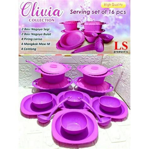 Jual Prasmanan Olivia Serving Collection Set Of 16pcs Wadah Saji