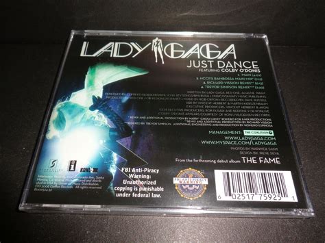 Just Dance By Lady Gaga Featuring Colby Odonis Rare New Single Cd W