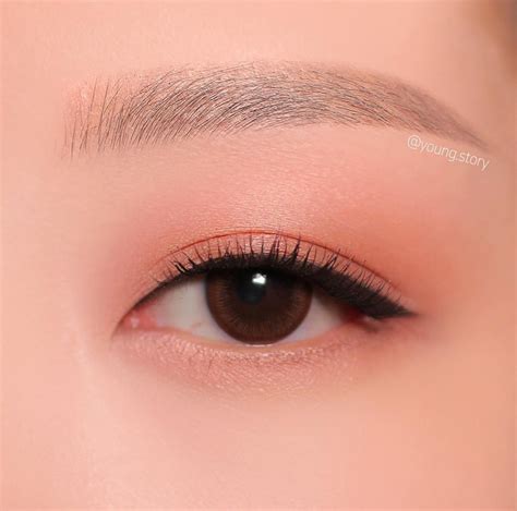 Korean Style Natural Eye Makeup 😍 Eyelinerpencil Eyemakeupforglasses