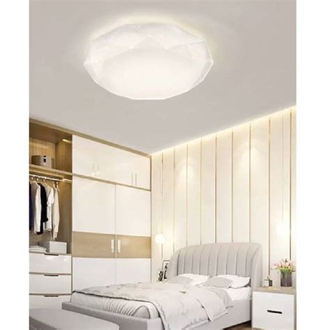 Plafoniera Luce Led W Cerchio Bianco Lampadario Soffitto Piatta Pn