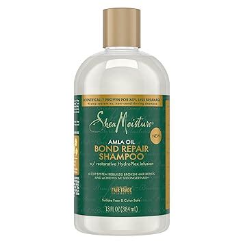 Amazon Sheamoisture Bond Repair Shampoo Amla Oil To Strengthen