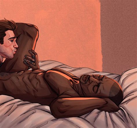 Haflacky On Tumblr Bucky Kisses Sams Thigh Full On My Patreon