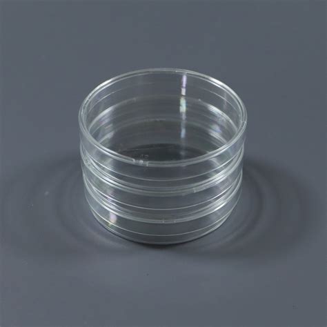 Stackable 70mm Sterile Glass Round Clear Virus Culture Disposable