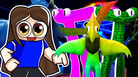 Encontré a los Nuevos Rainbow Friends Multicolor en Roblox YouTube