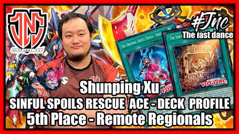 Pre Banlist Th Place Remote Regional Sinful Rescue Ace Deck Profile