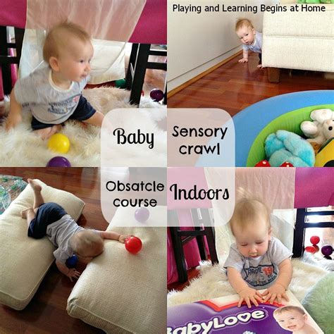 Create A Baby Sensory Crawl Obstacle Course Indoors To Develop And