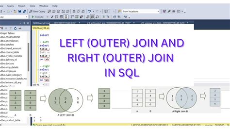 Sql Left Outer Join And Right Outer Join In Sql Combine Rows