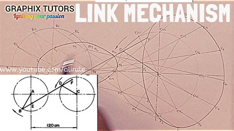 Link Mechanism In Technical And Engineering Drawing Loci Problem