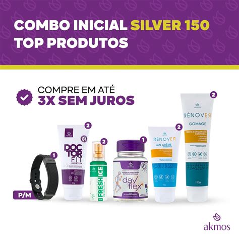 Loja Oficial Akmos Combo Inicial Gold 500 Top Produtos