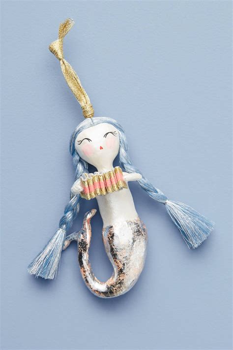 Mystical Mermaid Ornament Mermaid Christmas Mermaid Ornament