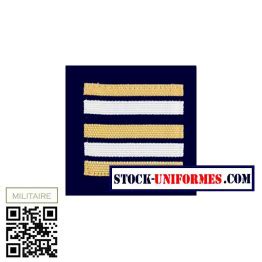 TDM Galon De Poitrine LIEUTENANT COLONEL Troupes De Marine Sur Drap