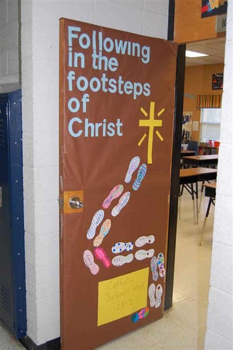 School Events At All Saints Catholic School Decorated Doors Begin Catholic Sch Sunday School