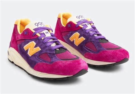 New Balance 990v2 Made In Usa Pink Purple M990py2 Release Date Where To Buy Sneakerfiles