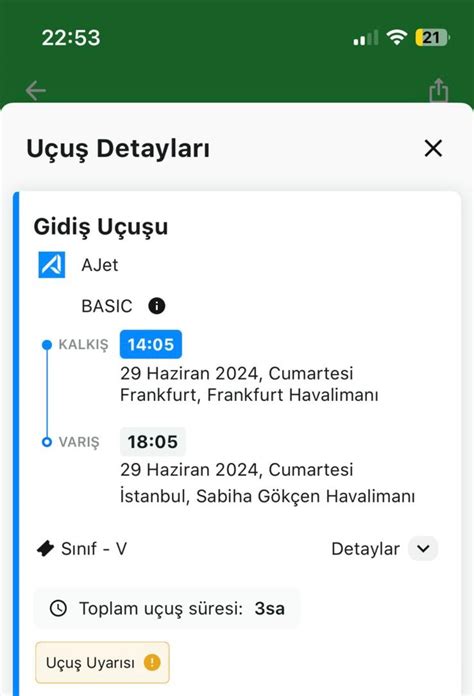 Ajet Anadolu Jet Frankfurt Sabiha G K En U U Unda Ya Anan B Y K