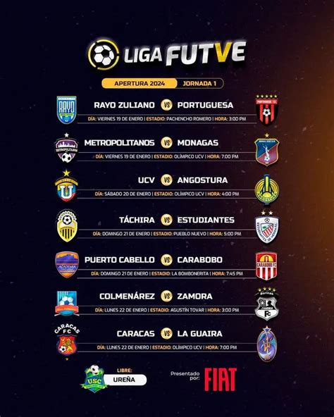 Liga FutVe 2024 confirman fecha de inicio y anuncian programación