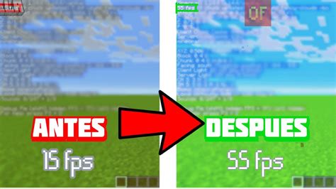 COMO AUMENTAR FPS EN MINECRAFT I 60 FPS 100 REAL Sin Lag YouTube