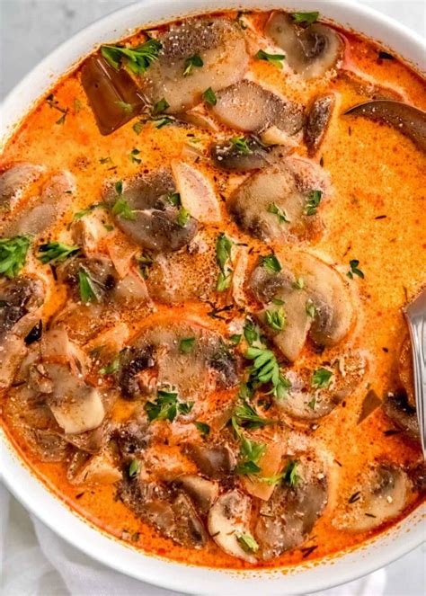 Easy Mushroom Soup Recipe The Best Keto Recipes