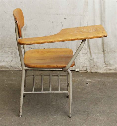 Salvaged School Chairs With Attached Desk Olde Good Things