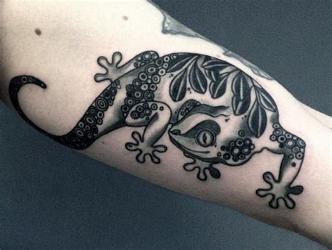 100 Eidechse Tattoos für Männer Cool Reptile Designs Mann Stil Tattoo